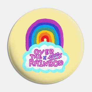 over the rainbow Pin