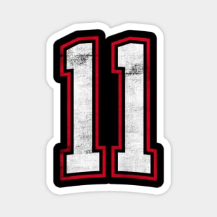 Number Eleven 11 Magnet