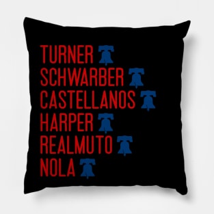 Philadelphia 2024 Baseball Team Pillow