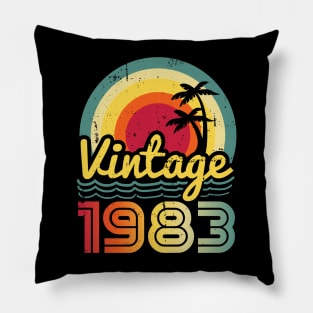 Vintage 1983 Made in 1983 40th birthday 40 years old Gift Pillow