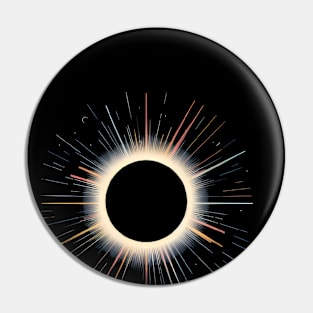 total solar eclipse 8 April Pin