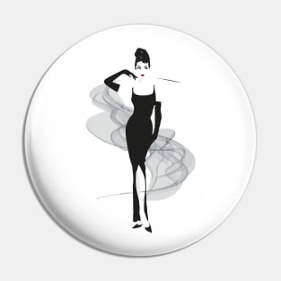 Audrey Hepburn Pin