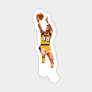 Jerry West Pixel Magnet