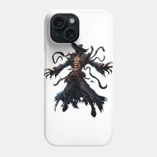 Spooky pumpkin Scarecrow Phone Case