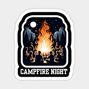 CAMPFIRE NIGHT Magnet