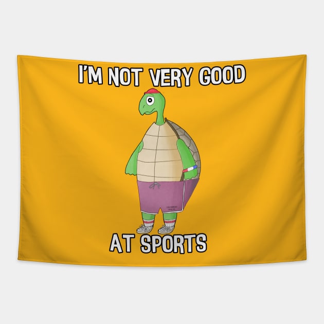 I'm not very good at sports :( Tapestry by bellyflopper