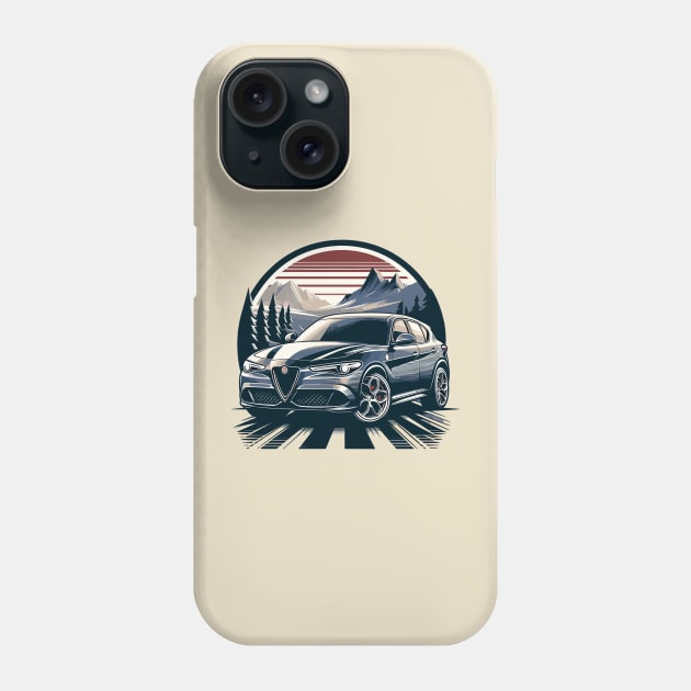 Alfa Romeo Stelvio Phone Case by Vehicles-Art