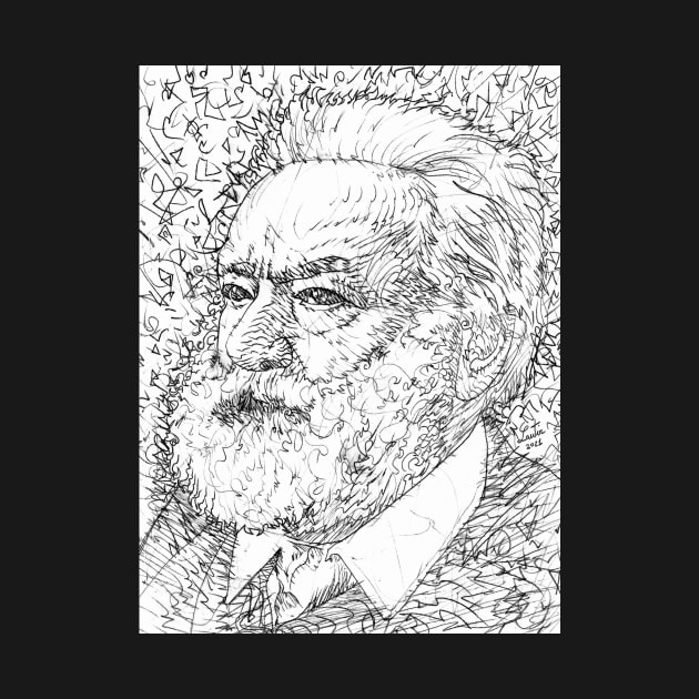 VICTOR HUGO pencil portrait .1 by lautir