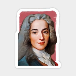 French Writer Voltaire illustration Magnet