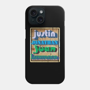 Justin, jonathan Juan and lawrence Phone Case