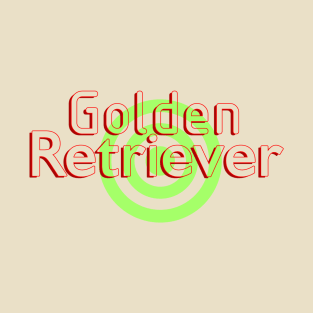 art drawing design Golden Retriever T-Shirt