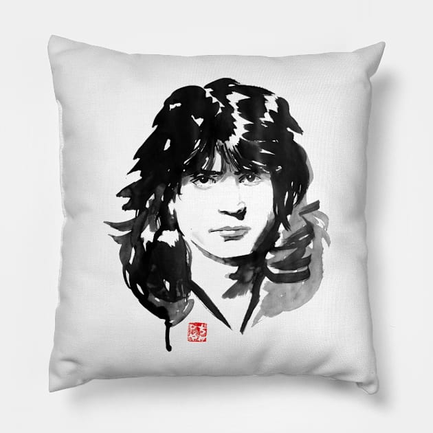 daniel balavoine Pillow by pechane