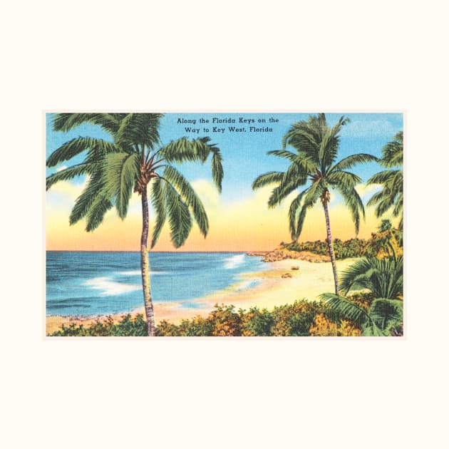 Key West postcard by WAITE-SMITH VINTAGE ART