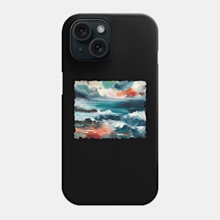 Sunset Waves Phone Case