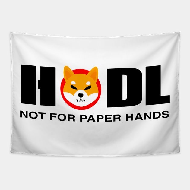 HODL Shiba Inu To The Moon Funny Shiba Inu Tapestry by BrightGift