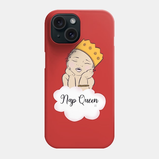 Nap queen Phone Case by nasia9toska