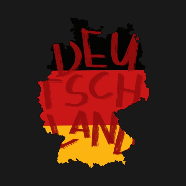 Germany country typography by adrienne-makes