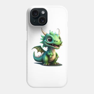 Cute Baby Dragon - Patrick the Green Phone Case