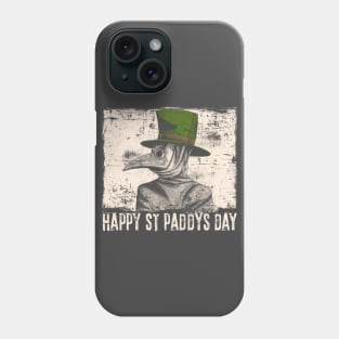 Plague Doctor Paddys Day Phone Case