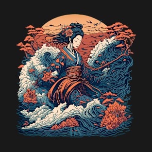 Geisha Sea T-Shirt