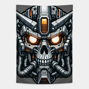 Biomech Skull S01 D15 Tapestry