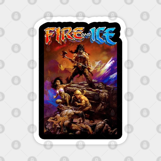 FIRE AND ICE MOVIE Magnet by thedeuce