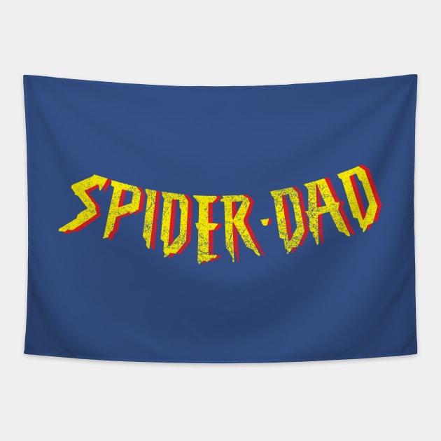 Spider-Dad (Distressed) Tapestry by frizbee