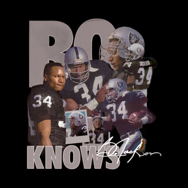 Bo Knows Raiders Vintage Tee by Spotlight Football Talk