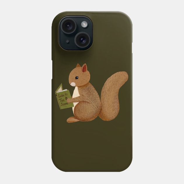 Reading Squirrel Phone Case by annyamarttinen