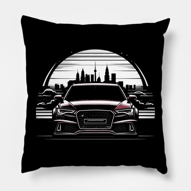 Audi A4 A6 Stationwagon Pillow by TaevasDesign