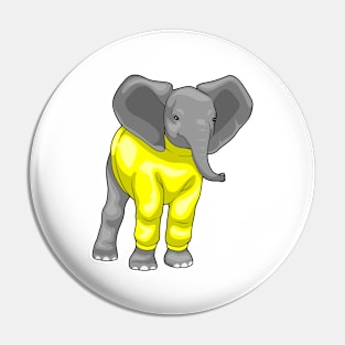 Elephant Winter Pin