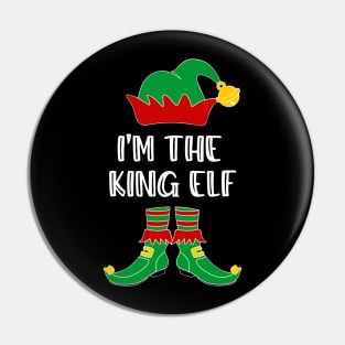 I'm The King Elf Matching Family Group Christmas Pin