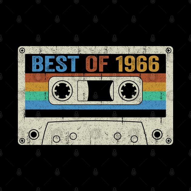 Best Of 1966 58th Birthday Gifts Cassette Tape Vintage by Whataboutyou Cloth