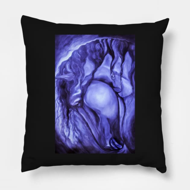 Hearts and Hooves Pillow by CassandraDolen