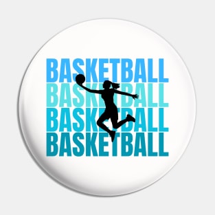 Basketball, Basketball, Basketball Pin