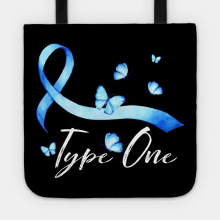 T1D T-Shirt Type 1 Diabetes Awareness Gift Tote