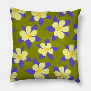 WILD FLOWERS Columbine Pillow