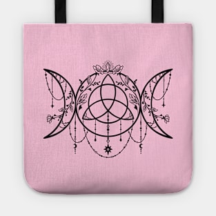 Triple Moon Triquetra Tote