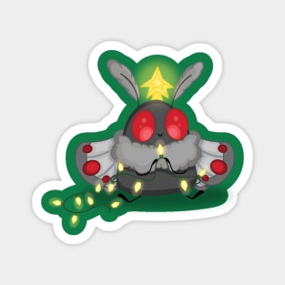 Mothman Loves Christmas Magnet