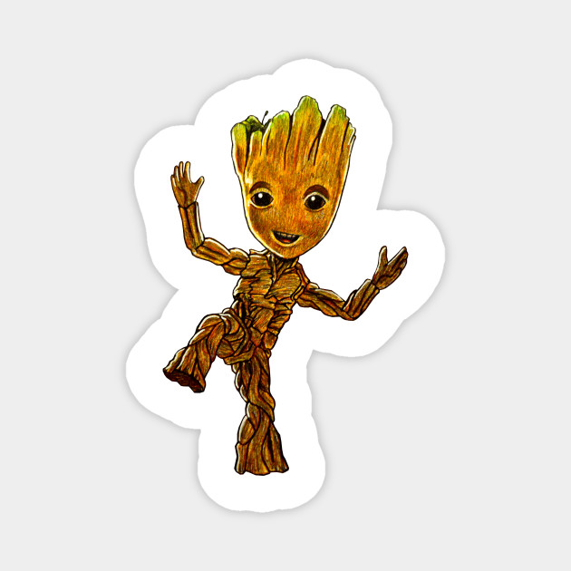 Cute Groot Baby Groot Chibi Magnet Teepublic