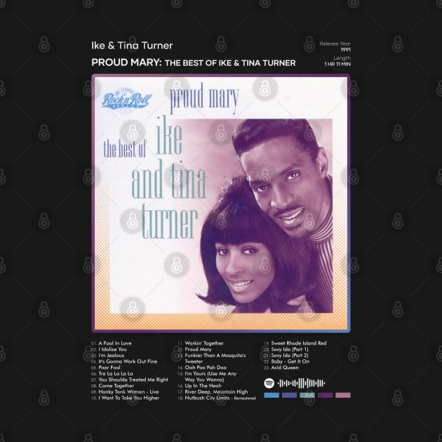 Ike & Tina Turner - Proud Mary: The Best Of Ike & Tina Turner Tracklist Album by 80sRetro