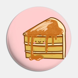 Caramel cake doodle design Pin