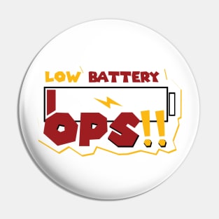 low battery Pin