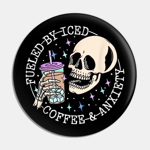 Skull Coffee Pin by zwestshops