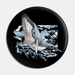 Whale Song Pin