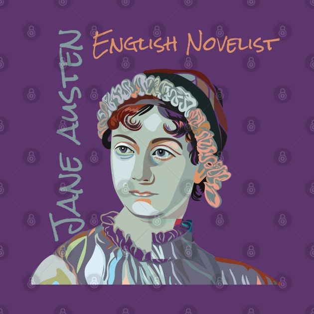 Jane Austen English novelist by PulsePeople