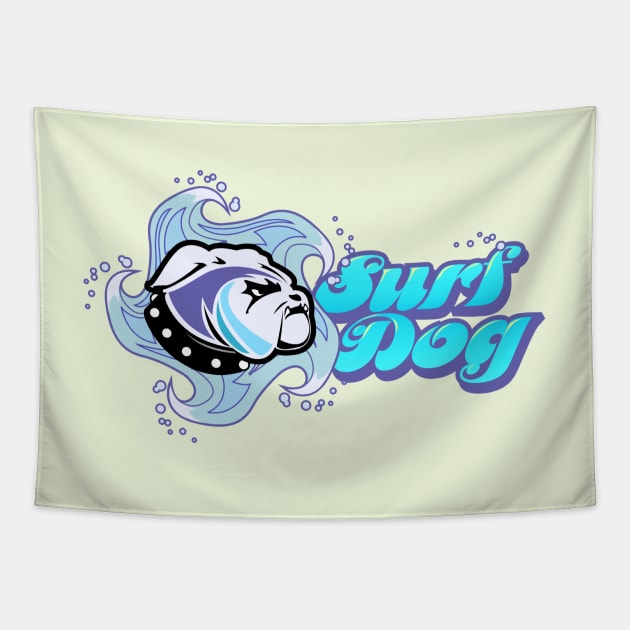 Surf Dog Sea Glass Tapestry by surfdog