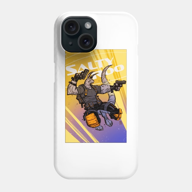 "Salty Roo 2099" Phone Case by traderjacks