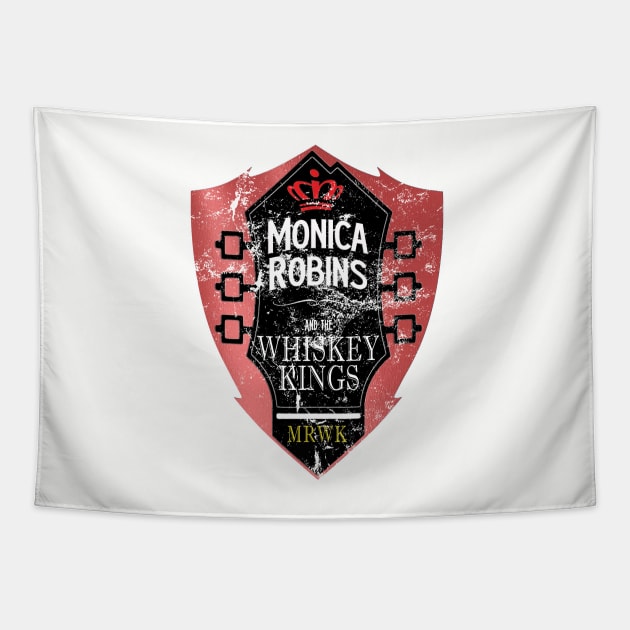 Whiskey Kings Distressed Shield Logo Tapestry by WhiskeyWear