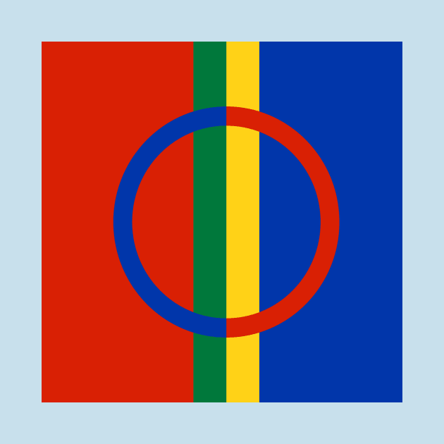 Sami flag by flag for all